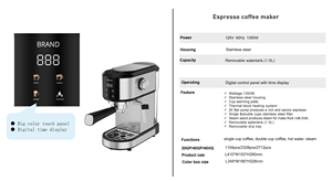 Foshan Shunde MAK caffè latte Frother caffettiera 3 in 1 macchina un caffè espresso Caf con espresso - Product Image 4