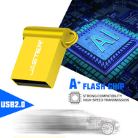Unidad Flash USB JASTER, la Mejor Unidad de Memoria USB Metálica Súper Mini de 4GB 8GB 16GB 32GB 64GB USB 2.0