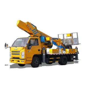 Chất lượng hàng đầu mới hoặc sử dụng faw 25m manlift xe tải Telescopic Boom xô làm việc trên không nền tảng xe tải để bán