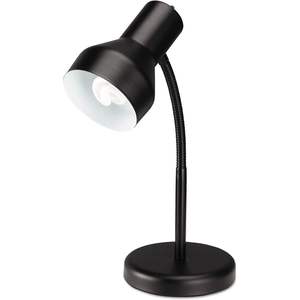 Lampe de bureau noire Alera de 16 po de hauteur - Product Image 1