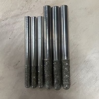 Foret diamanté électroplaqué, outils de découpe CNC, fraise de 6 mm pour Dekton/céramique/marbre