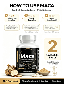 Capsules de racine de Maca K-green pour femmes, extra-fortes, vitamines 100mg, Guangdong, durée de conservation de 24 mois, 2 capsules par jour, pour adultes - Product Image 4