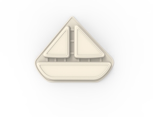 Juego de vajilla de fibra de bambú ecológico para niños, juego de vajilla para niños, plato saludable bonito para alimentación de plantas con compartimento - Product Image 5