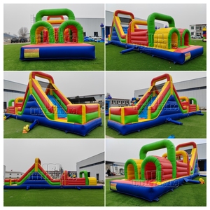 Parcours d'obstacles <span class=keywords><strong>gonflable</strong></span> géant en PVC de qualité commerciale, épaisseur 0,55 mm, pour enfants et adultes, idéal pour les fêtes foraines et la <span class=keywords><strong>location</strong></span> extérieure - Product Image 5