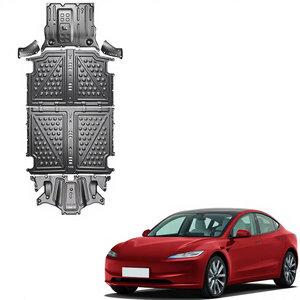Placa de Protección de Aluminio para la Parte Inferior de la Carrocería para Tesla Model 3 Model Y, Protector de Motor, Protector de Batería, Placa Protectora - Product Image 1