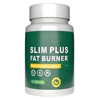 Capsules Slim Plus Brûle-Graisses, Aide Naturelle à la Détoxification et à la Digestion, Stimule l'Énergie, Gestion du Poids, 30 Capsules, Non Destiné aux Femmes Enceintes