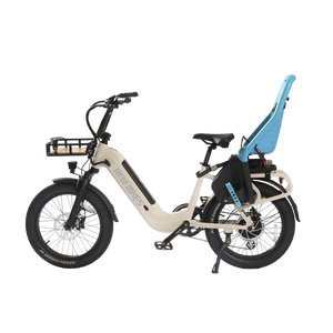 Bicicleta Eléctrica Urbana de 52V 750W, Llanta Gruesa de 20 Pulgadas, Cuadro de Aluminio, 7 Velocidades, Pantalla LCD, para Entregas y Desplazamientos - Product Image 2