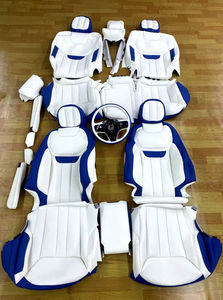 Housse de siège rouge pour Mercedes-Benz AMG <span class=keywords><strong>A45</strong></span> CLA45 GLA45 E63 C63, garnitures intérieures en carbone véritable, accessoires supplémentaires - Product Image 6