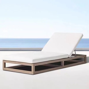 Outdoor Furniture Set Resort Outdoor Sun Loungers Hotel <b>Pool</b> <b>Lounge</b> Chairs Outdoor Sun Loungers Resort Outdoor Teak Sun Loungers - Product Image 2
