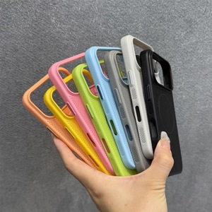 Kẹo Màu tản nhiệt lỗ thoáng khí trường hợp điện thoại cho <span class=keywords><strong>Iphone</strong></span> 17 16 15 14 13 12 11 Pro Max cộng với từ siêu mỏng Bìa - Product Image 2