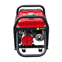Générateur d'électricité portable à essence 2,8 kW avec démarrage à distance et roues de 8 pouces