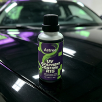 Revêtement céramique graphène UV 10H Nano hydrophobe pour protection de peinture automobile, anti-rayures, longue durée, revêtement de detailing auto