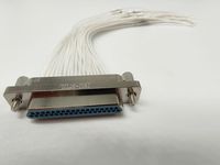 Connecteur d'aviation micro-rectangulaire série J30J, mâle-femelle avec câble personnalisé J30J15ZKP J30J21TJL J30J25ZKP J30J25ZKW