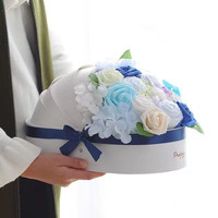 Boîte-cadeau OEM de berceau pour bébé personnalisé de fleurs de bonbon boîtes à gâteaux en papier imprimé de logo pour la nourriture revêtement UV et gaufrage