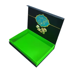 Customized luxury gift paper box package for biscuits and snacks