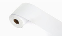 Autocollant adhésif en caoutchouc pour pneus de voiture, étiquette en papier, simple face, adhésif thermofusible, résistant aux hautes températures, personnalisé, blanc
