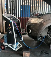 Máquina de Recuperación y Recarga de Refrigerante R134a para Aire Acondicionado de Automóvil HONOW L180A AC 220-240V Capacidad del Cilindro 13.6kg