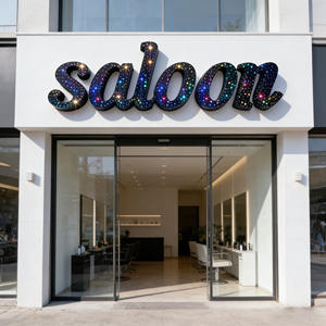 Personnalisation d'usine Publicité extérieure Lettres de logo 3D Lettres ciel étoilé Design gratuit Applicable aux locaux commerciaux - Product Image 4