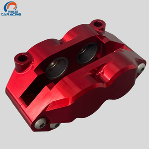 Nuevo Kit <span class=keywords><strong>de</strong></span> Caliper <span class=keywords><strong>de</strong></span> <span class=keywords><strong>Freno</strong></span> <span class=keywords><strong>de</strong></span> Aluminio Anodizado Rojo <span class=keywords><strong>de</strong></span> Alto Rendimiento OEM Caracing <span class=keywords><strong>de</strong></span> 4 Pistones - Certificado ISO9001 con 1 Año <span class=keywords><strong>de</strong></span> Garantía para Uso en Carretera - Product Image 4