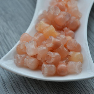Perles en pierre naturelle d'aventurine sculptées en forme de bourgeon de muguet, 8x10mm, pour la fabrication de bijoux, accessoires de bricolage, vente en gros - Product Image 1