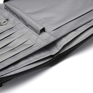 RFID Anti-theft Lightweight Zipper Closure Nylon <b>Passport</b> Cover Compact Custom Logo Travel Essentials <b>Passport</b> <b>Wallets</b> Holder - Product Image 6