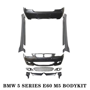 ชุดแต่งกันชนหน้า-หลัง M5 สำหรับรถ BMW ซีรีย์ 5 E60 พร้อมสเกิร์ตข้างและช่องระบายไอเสีย สภาพใหม่ พร้อมคลิปยึด E60 5 ซีรีย์ - Product Image 4