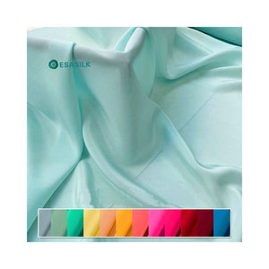 100% <span class=keywords><strong>di</strong></span> <span class=keywords><strong>seta</strong></span> <span class=keywords><strong>di</strong></span> gelso crêpe De Chine tessuto 16mm Crepe per abiti da sposa camicie indumenti da notte cuscini 140 cm <span class=keywords><strong>di</strong></span> larghezza - Product Image 1