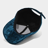 Casquettes de baseball en velours de luxe à 6 panneaux, vierges, ajustables, style vintage, pour l'automne et l'hiver, idéales pour les fêtes et mariages - Vente en gros usine, haute qualité