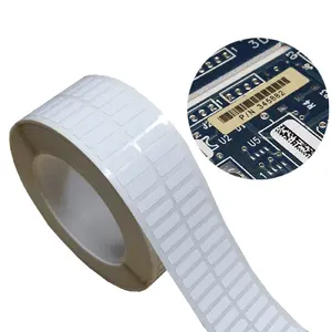 맞춤형 고온 저항 고폴리아미드 라벨, 전자 및 항공 우주 산업을 위한 영구 접착 라벨 QR 코드