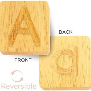 Juego de tablas de práctica de letras con ranuras de madera para educación temprana de 3 a 6 años, juguetes de dibujo unisex, material de pino - Product Image 2