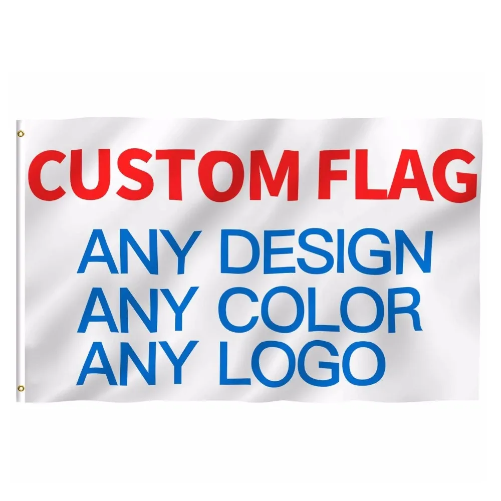 Huiyi Factory Customized All Countries Flags Banner 90x150cm Nation flags com logotipo personalizado print flags banners