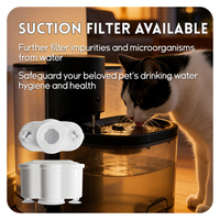 Fontaine à eau automatique durable et luxueuse pour animaux de compagnie, grande capacité de 4 L, distributeur sans fil pour chiens et chats, batterie 3,7 V 2000 mAh, réservoir de récupération de 1,8 L