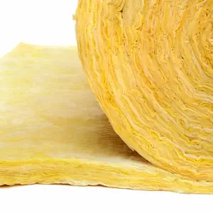 Insulation Yellow Thickness 150 To 180 Glass Wool Batts 150mm Fiberglass Wool Heat Insulation Price