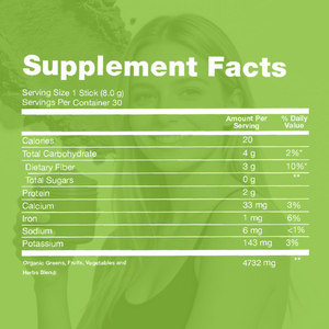 Fabrika Organik Yeşil Meyve Tozu Genel Sağlık ve Günlük Refahı Korur Sindirimi İyileştirir Prebiyotik Lif Takviyesi - Product Image 3