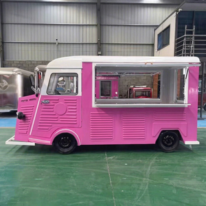 <b>Electric</b> Customized Color & Size Stainless Steel Food Cart with Double Sinks for Sandwich <b>BBQ</b> Pizza Vending Mobile Kitchen Use - Product Image 1