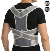 Correcteur de posture de soutien de clavicule de renfort dorsal réglable pour la correction de bosse