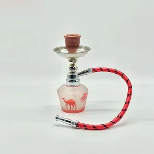 Cachimba pequeña para fumar Shisha Fabricación Chicha Cachimba de tamaño pequeño Shisha Cachimba de cristal