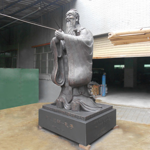 Bronze Confucius Statue HX622 Outdoor Garden Floor Mount Historical Figure Sculpture - Product Image 2