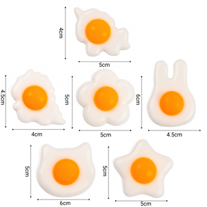 Nouveau jouet sensoriel anti-stress en forme d'œuf frit, jouet à presser pour enfants - Product Image 6