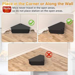 Estación de cebo para ratones con llaves-Estación de cebo para ratones recargable para exteriores Ratones reutilizables Caja de estación de envenenamiento para <span class=keywords><strong>ratas</strong></span> pequeñas - Product Image 6