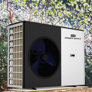 Pompe à chaleur air-eau à inverter complet pour chauffage, refroidissement et eau chaude, échangeur de chaleur en titane R32, classe A+++, efficacité énergétique - Product Image 1