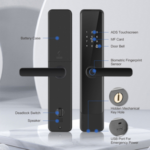 Hot bán mới nhất chất lượng tuyệt vời Nhà Kỹ Thuật số khóa cửa vân tay tuya Wifi ttlock cổng điện tử khóa - Product Image 3