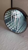 Enseigne personnalisée en miroir infini, lettres lumineuses 3D en miroir infini pour la décoration de bar et de boutique