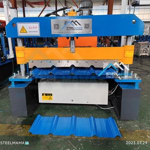 Mozambique Popular Color Steel 840 IBR Trapezoidal Sheet Roofing Cold Roll Forming Machine Product <b>Tile</b> <b>Making</b> <b>Machinery</b> - Product Image 2