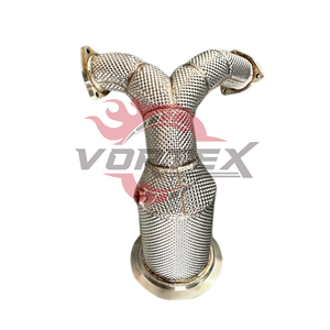 Tuberías de Escape de Acero Inoxidable Vortex para Audi S4 S5 B9 3.0T con Protector Térmico - Product Image 2