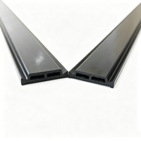 Barre isolante en polyamide PA66 GF25 à rupture de pont thermique, profil creux insonorisant, durable, moderne, certifié ISO9001 pour fenêtres et portes