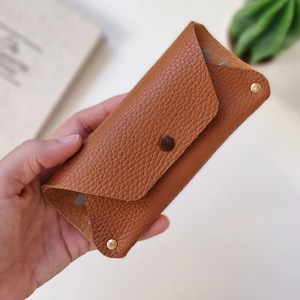 Étui de rangement pour lunettes en cuir PU rétro minimaliste, étui de protection pour lunettes à texture litchi douce, étui pour lunettes de soleil - Product Image 2