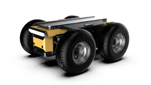 Base Móvil Robótica con Ruedas 4WD, Suspensión de Doble Horquilla, Neumático Sólido a Prueba de Explosiones, Batería de Iones de Litio de 48V, Sistema BMS - Product Image 5