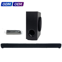 Barre de son passive 2.1 canaux détachable avec 5 haut-parleurs, woofer 5.5 pouces, télécommande, compatible ARC pour home cinéma et soirées KTV