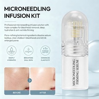 Appareil facial à usage domestique, applicateur de sérum 0,25 mm 0,5 mm, système de micro-infusion, Derma Stamp, micro-aiguilles, sérum